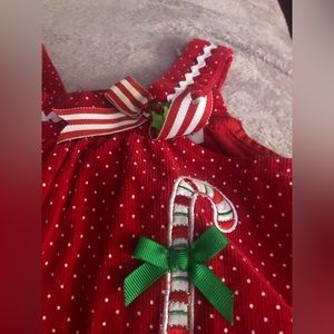 Adorable little girls cordoroy holiday dress A basement